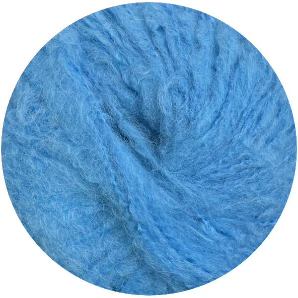 Альпака Пуффі 4121 блакитний Ярна Італія