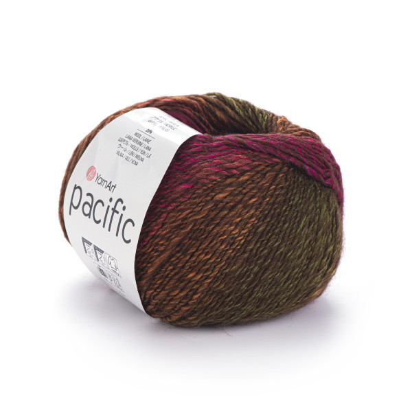 Пацифік 301 рыж-хаки-борд-зелн YarnArt (...
