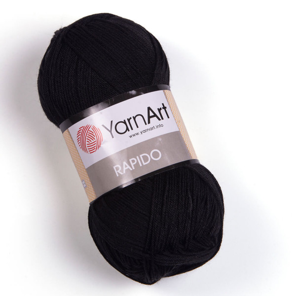 Рапідо 670 чорний YarnArt (ЯрнАрт)