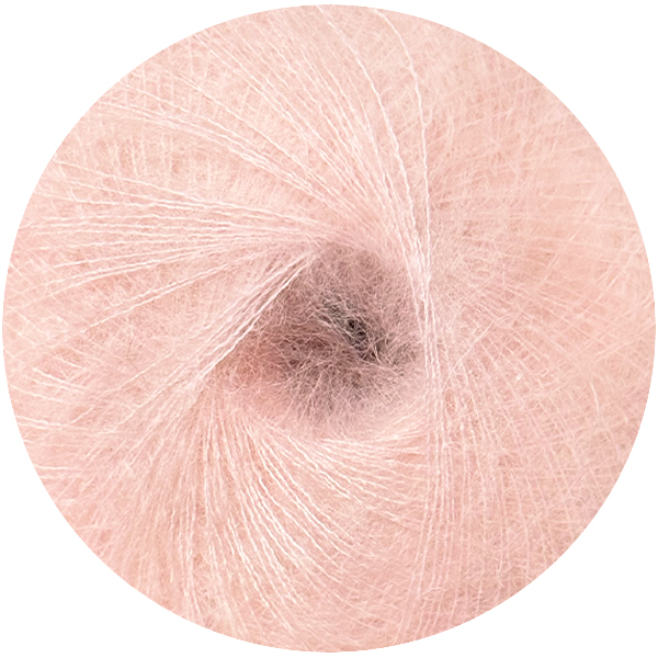 Мохер Супер роял Ярна 6129 ніжна троянда Ярна 