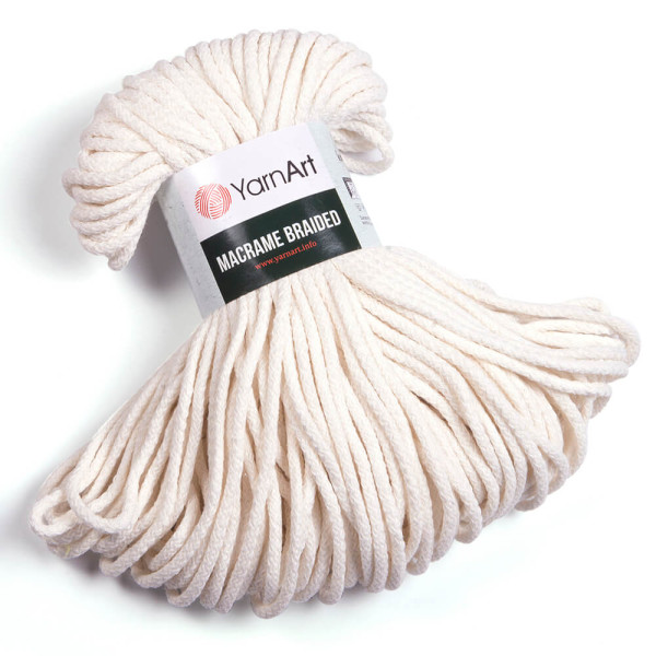 Макраме Брайдед 752 молочный YarnArt (ЯрнАрт)