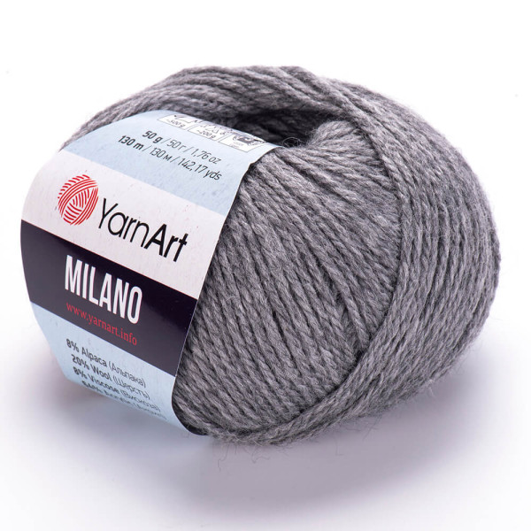 Мілано 868 сірий YarnArt (ЯрнАрт)