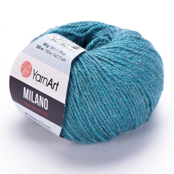 Мілано 864 блакитна бірюза YarnArt (ЯрнАрт)