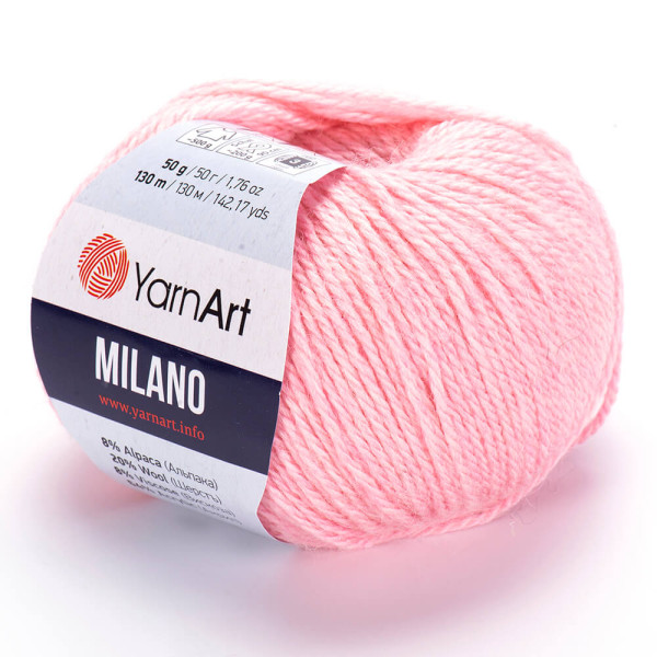 Мілано 859 рожевий YarnArt (ЯрнАрт)