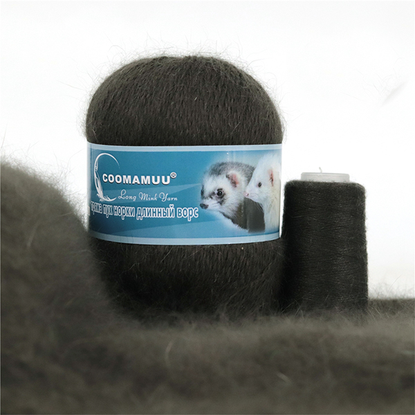 Пух норки 814 графіт Китай