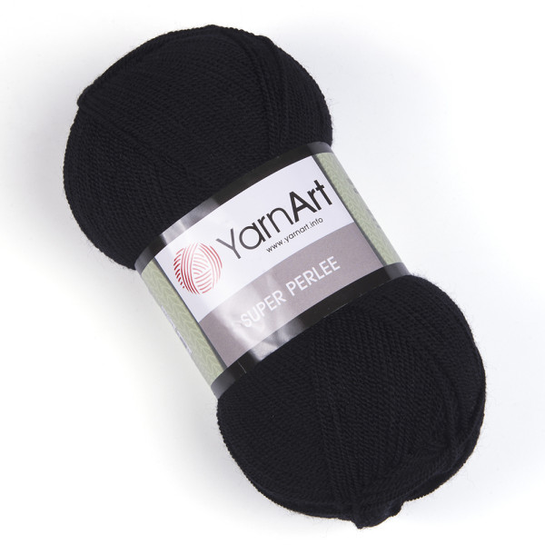 Супер перле 30 чорний YarnArt (ЯрнАрт)