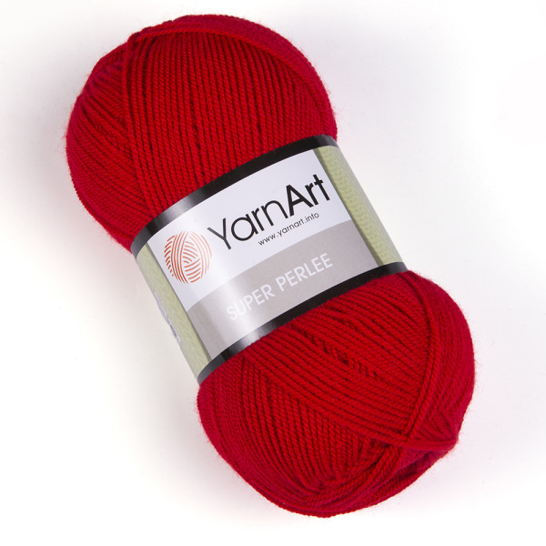 Супер перле 41 червоний YarnArt (ЯрнАрт)
