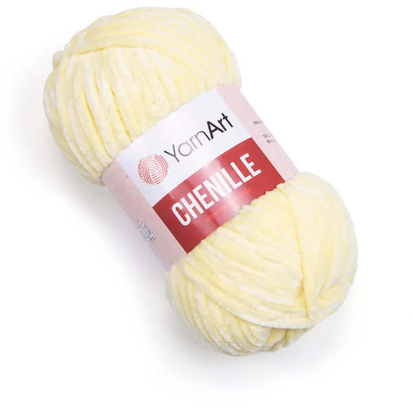 Шеніл/Chenille 561 жовток YarnArt (ЯрнАрт)