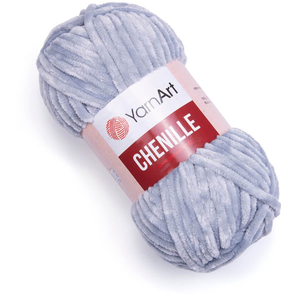 Шеніл/Chenille 582 сірий YarnArt (ЯрнАрт)