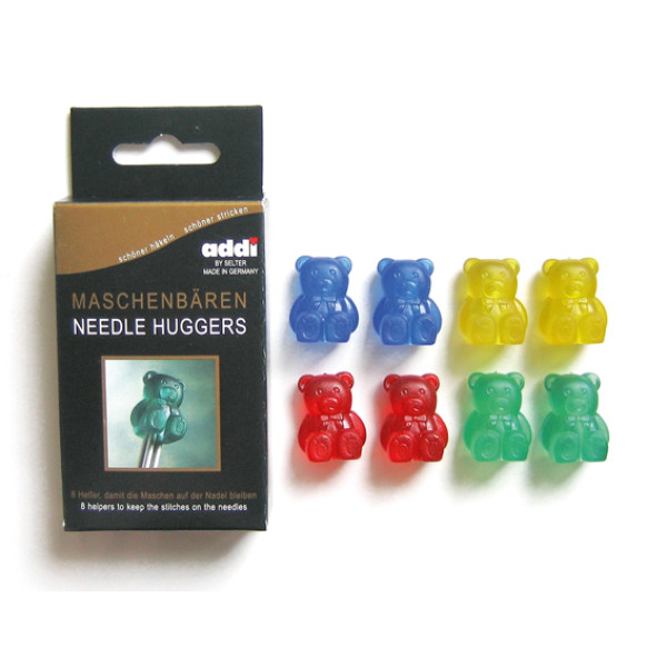 Наконечник для спиць у формі ведмедика Addi 402-2 2.0-5.0 мм 8 штук Addi