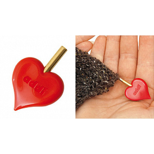 Наконечник для спиць Addi 699-2 серце 2 шт Addi