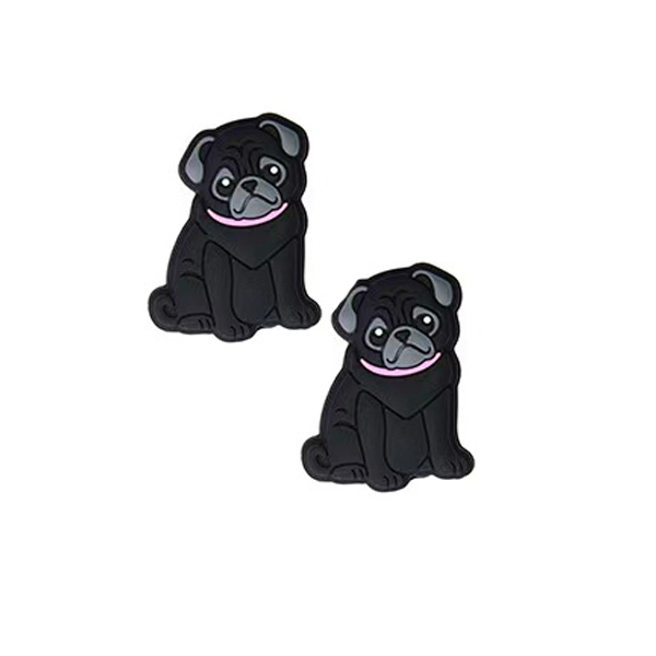 Наконечник для спиць собака мопс чорний Китай Китай