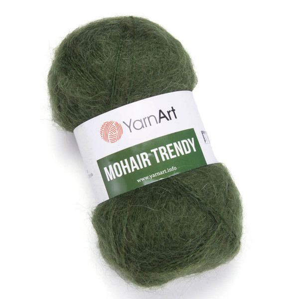 Мохер Тренд (Trendy) 111 зеленый YarnArt (РАМ)