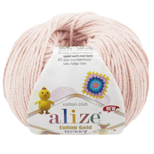 Котон голд HOBBY NEW  382 телесный Alize (Алізе)