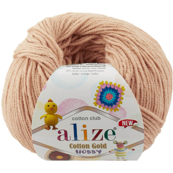 Котон голд HOBBY NEW  446 кемел Alize (Алізе)