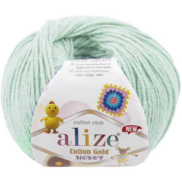 Котон голд HOBBY NEW  522 бл блакитний Alize (Алізе)