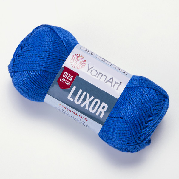 Бавовна Луксор 1214 синій YarnArt (ЯрнАрт)