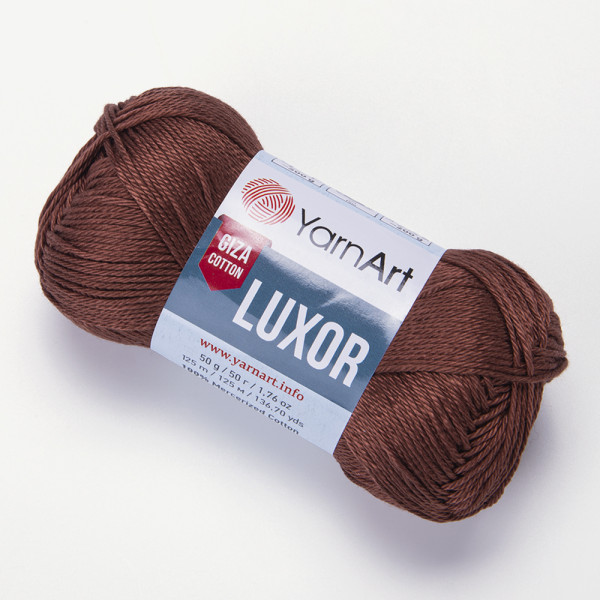 Бавовна Луксор 1226 шоколад YarnArt (ЯрнАрт)