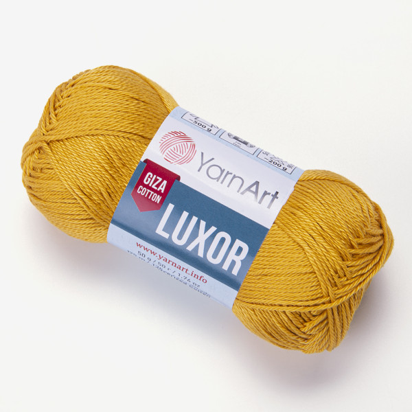 Бавовна Луксор 1227 гірчиця YarnArt (ЯрнАрт)