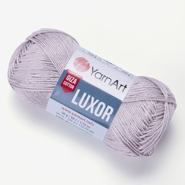 Бавовна Луксор 1229 сірий YarnArt (ЯрнАрт)