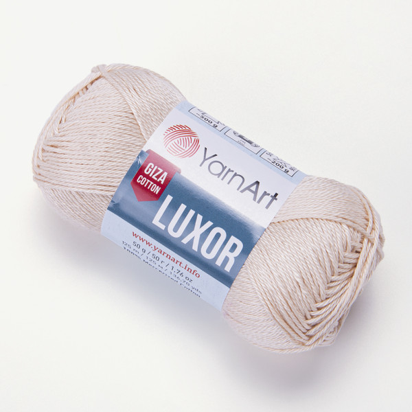 Бавовна Луксор 1230 натуральний YarnArt (ЯрнАрт)