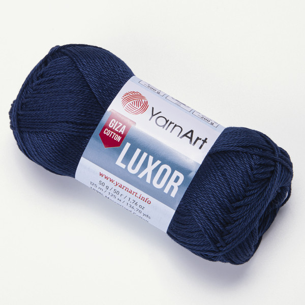 Бавовна Луксор 1240 синій YarnArt (ЯрнАрт)