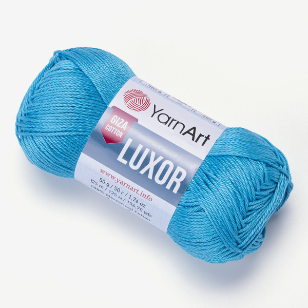 Бавовна Луксор 1241 бір-блакитний YarnArt (ЯрнАрт)