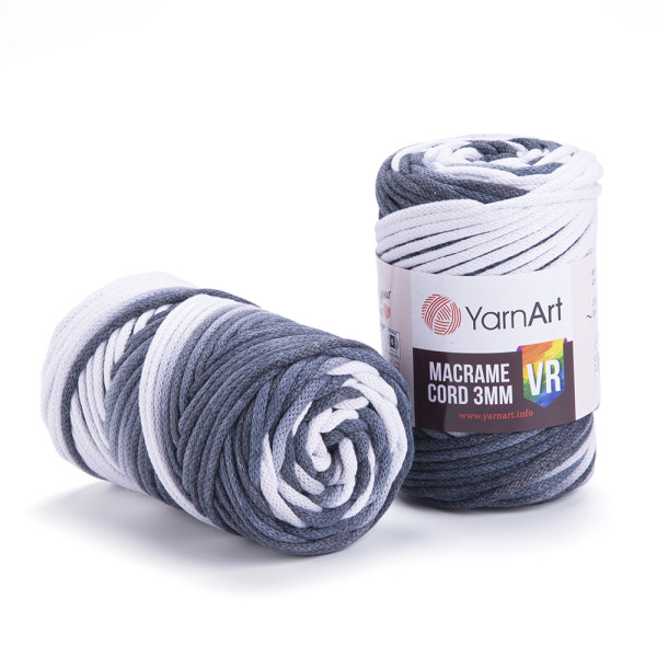 Макраме корд 3 мм VR 910 YarnArt (ЯрнАрт)