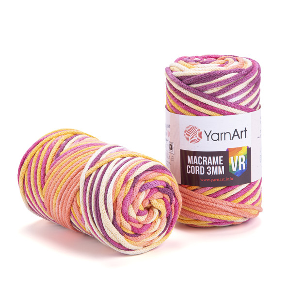 Макраме корд 3 мм VR 912 YarnArt (ЯрнАрт)