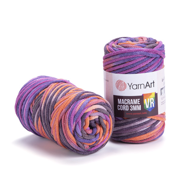 Макраме корд 3 мм VR 922 YarnArt (ЯрнАрт)