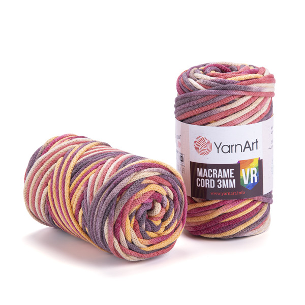 Макраме корд 3 мм VR 923 YarnArt (ЯрнАрт)