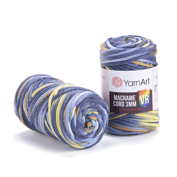 Макраме корд 3 мм VR 915 YarnArt (ЯрнАрт)