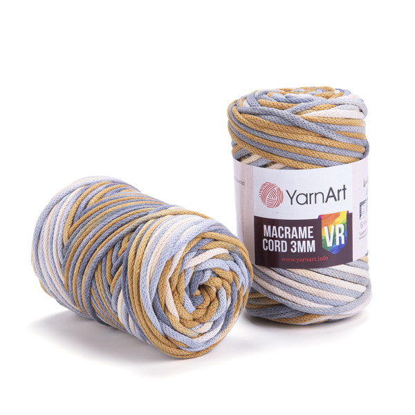 Макраме корд 3 мм VR 918 YarnArt (ЯрнАрт)