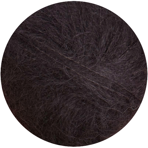 Мохер з шовком Чао Белла 69 гіркий шоколад Ярна 