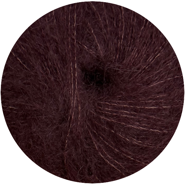 Мохер з шовком Чао Белла 690 шоколад чілі Ярна 