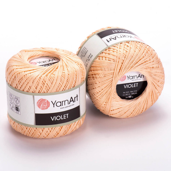 Віолета 5303 персик ніжний YarnArt (ЯрнАрт)