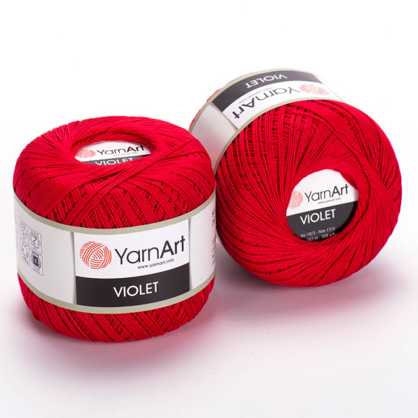 Віолета 6328 червоний YarnArt (ЯрнАрт)