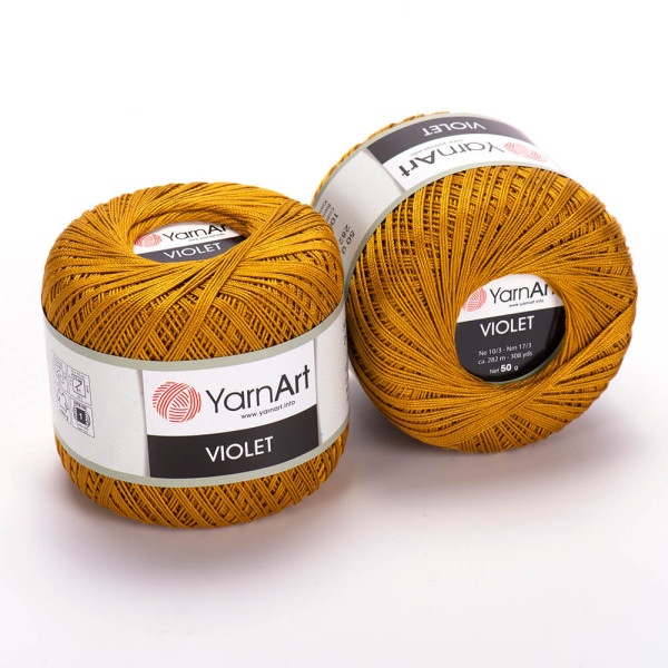 Віолета 6340 франц гірчиця YarnArt (ЯрнАрт)