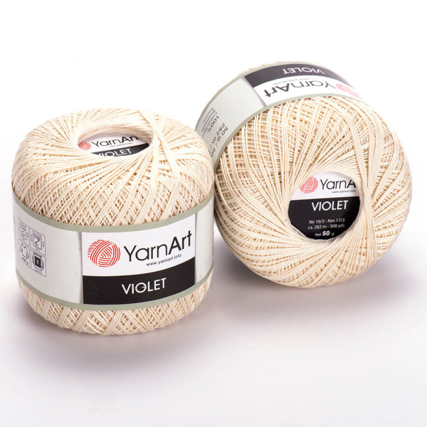 Віолета 6282 молоко YarnArt (ЯрнАрт)
