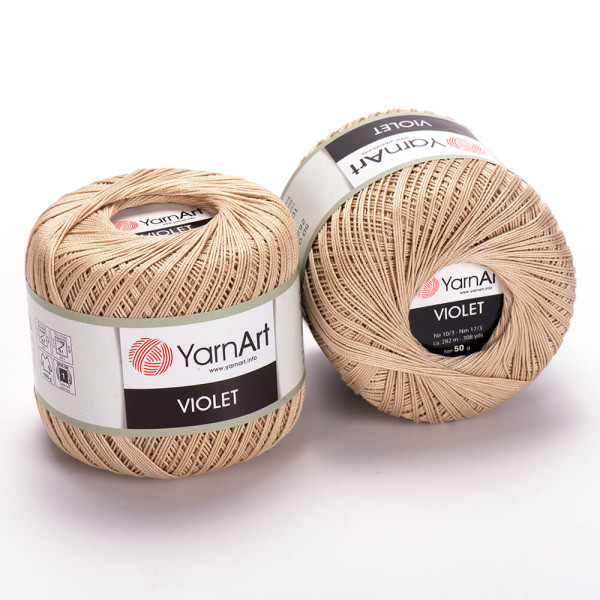 Віолета 4660 беж YarnArt (ЯрнАрт)