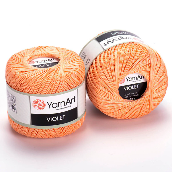 Віолета 6322 персик YarnArt (ЯрнАрт)