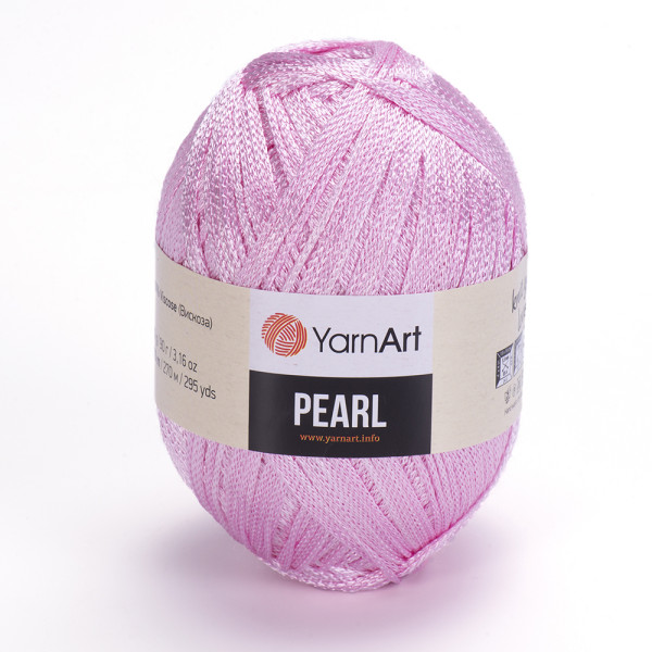 Віскоза шнур (PEARL) 220 середньо рожевий YarnArt (ЯрнАрт)