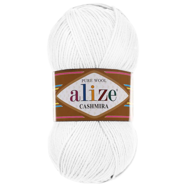 Кашемір файн Alize   55 білий Alize (Алізе)