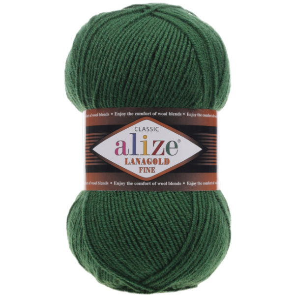 Лана голд файн 118 зелений Alize (Алізе)