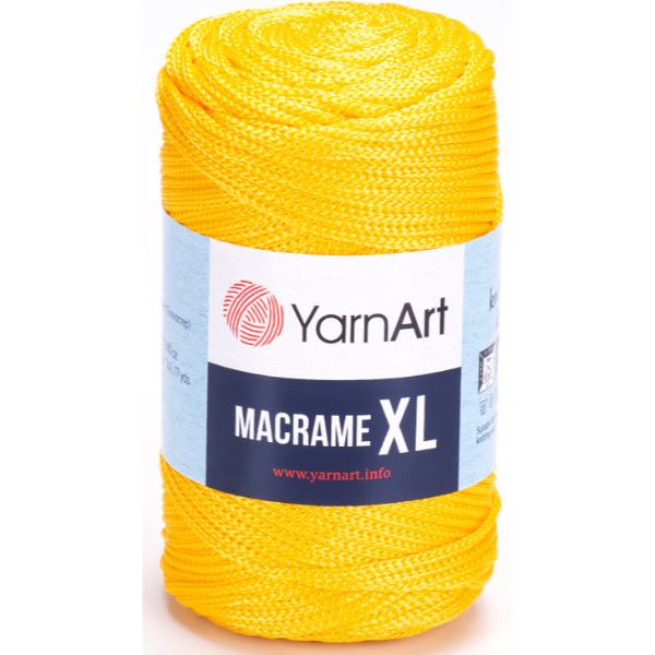 Макраме XL  142 жовтий YarnArt (ЯрнАрт)