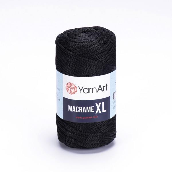 Макраме XL  148 чорний YarnArt (ЯрнАрт) Макраме XL  148 чорний YarnArt (ЯрнАрт)