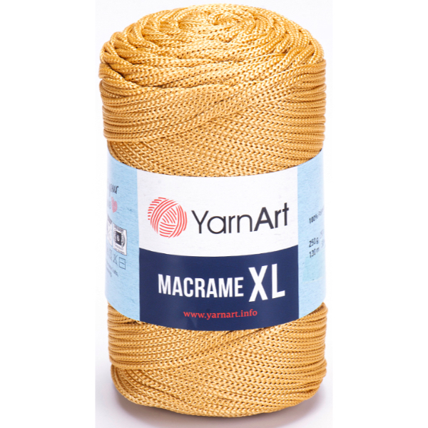 Макраме XL  155 золото YarnArt (ЯрнАрт)