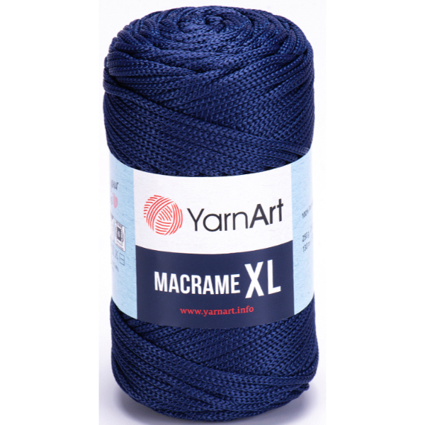 Макраме XL  162 т синій YarnArt (ЯрнАрт)