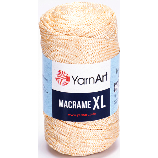 Макраме XL  165 крем YarnArt (ЯрнАрт)