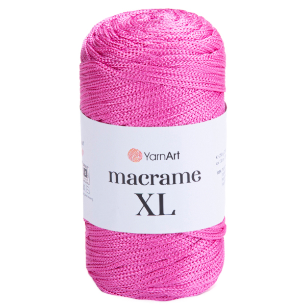 Макраме XL  140 рожевий YarnArt (ЯрнАрт)